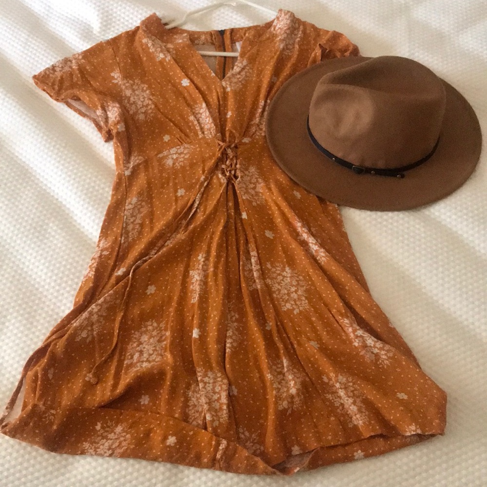 Yellow Floral Dress